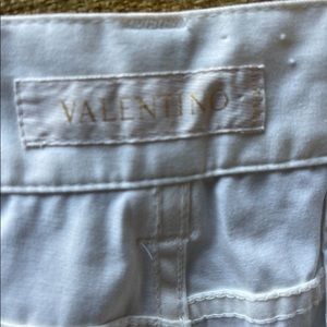 Valentino Cream cotton trousers